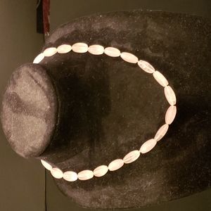 vintage Rose Quartz necklace pink